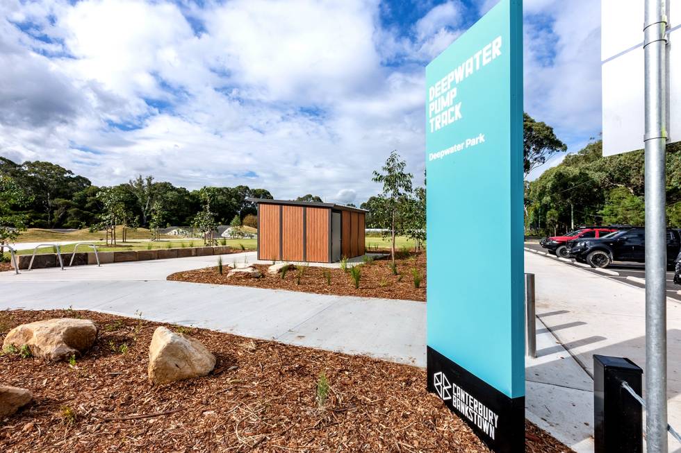 Deepwater Park Pump Track | Flood Resilient Custom Public Toilet Building | Modus Australia