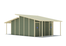 Multi-use building render