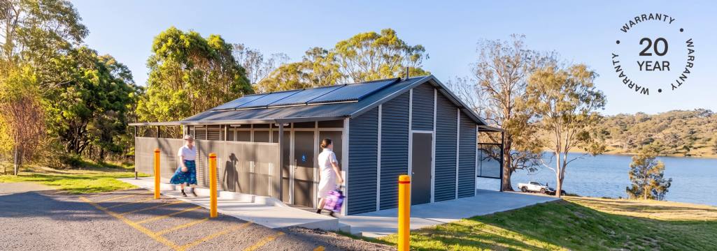 How long do public toilets last, and what drives the lifetime cost?