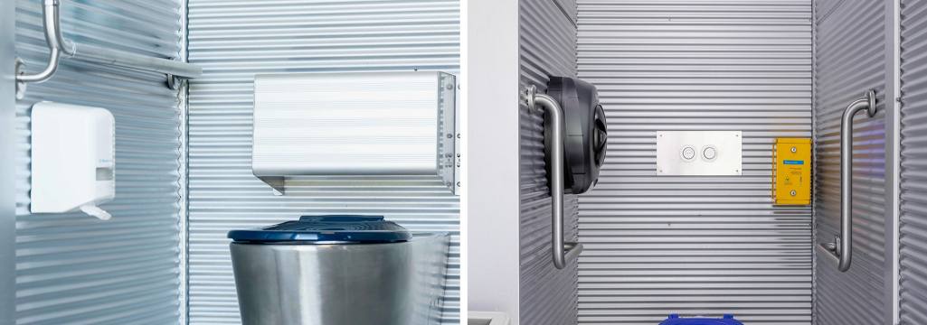 Internal finishes for toilet buildings: walls and floors compared