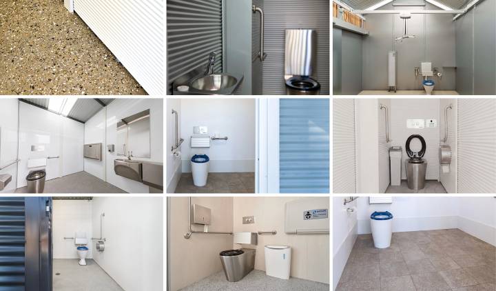 Internal finishes for toilet buildings: walls and floors compared project in 