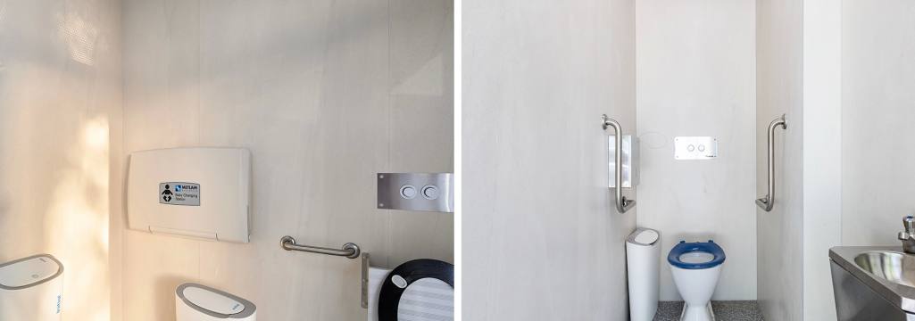 Internal finishes for toilet buildings: walls and floors compared