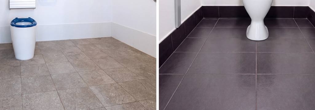 Internal finishes for toilet buildings: walls and floors compared