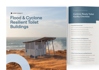 How to design flood and cyclone resilient toilets?