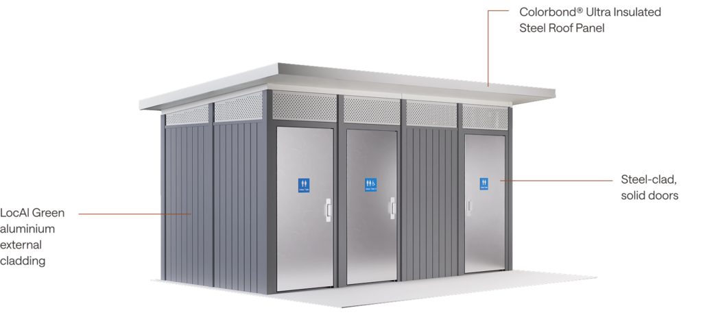 Modus Toilet Buildings are engineered for strength