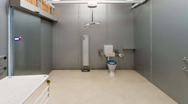 Wider doorways & turning space, room to enter, move, and exit comfortably