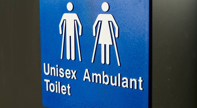 Signage - clear, compliant signage including braille and tactile indicators