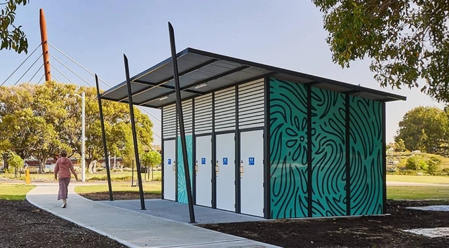 Public art, signage and quality finishes deter misuse