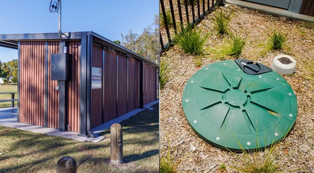 Elevated electrics and backflow prevention devices