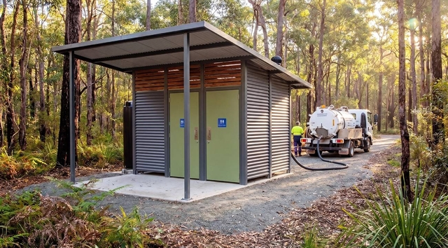 Long-drop system - no water or power required