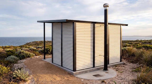 Composting toilet for minimal environmental footprint