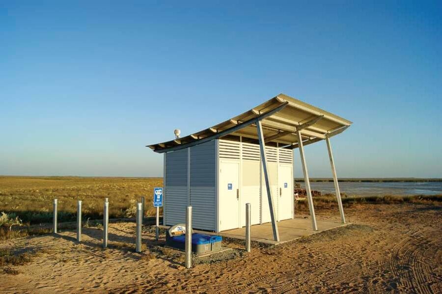 Cape Keraudren building after Cyclone Zelia
