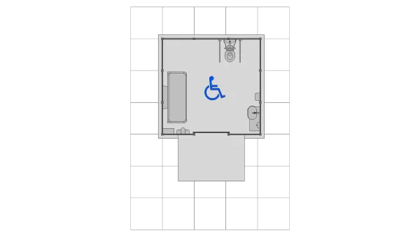 Changing Places Toilet Option 1B