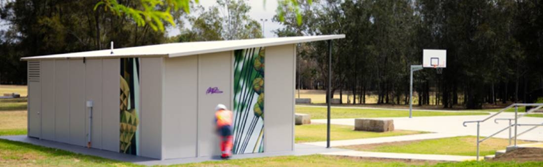 Anti-Vandal Toilet Building