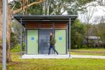Yarra 2 with wood-look aluminium louvres