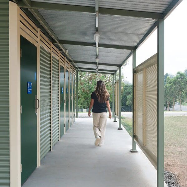 Dungog Showground Campsite verandah