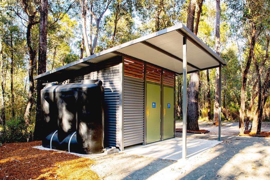 Shipwreck Creek Campground Toilet | Off-Grid Bushfire-Resistant VIC Shipwreck Creek Campground Toilet | Off-Grid Bushfire-Resistant VIC