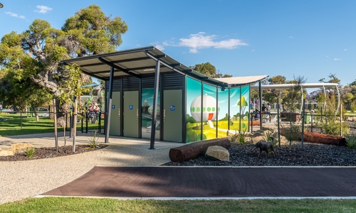 UFO Inspired Toilet Building, Bob Gordon Reserve, WA