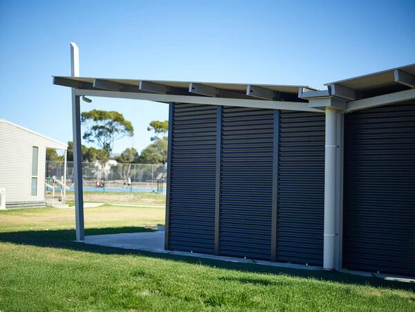 Padua College's Whitehaven with Butterfly Roof