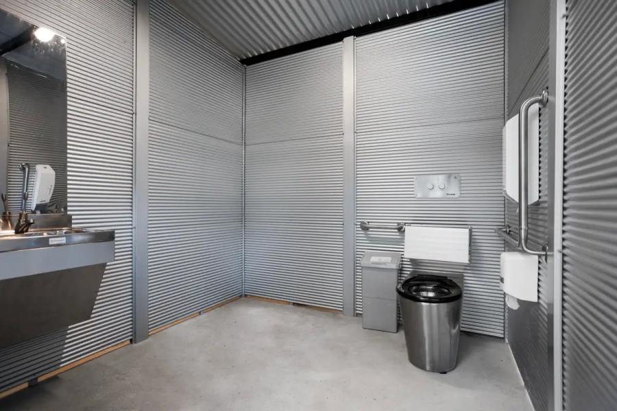 Wood-Look Toilet Building, Berowra Waters Marina, NSW
