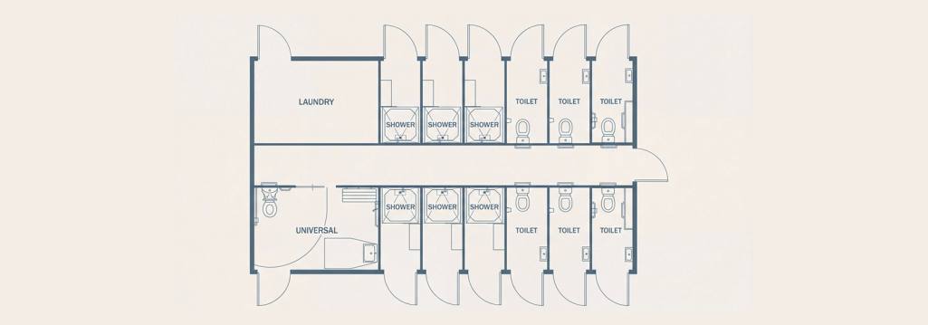 Lake St Clair Amenity Building - Public toilet Lake St Clair, NSW | Modus