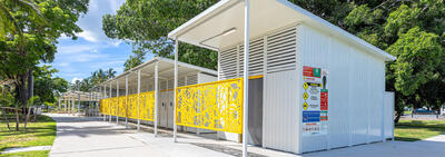 Amenity shelter building for Queensland's public amenities project