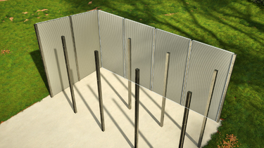 Erect Wall Panels