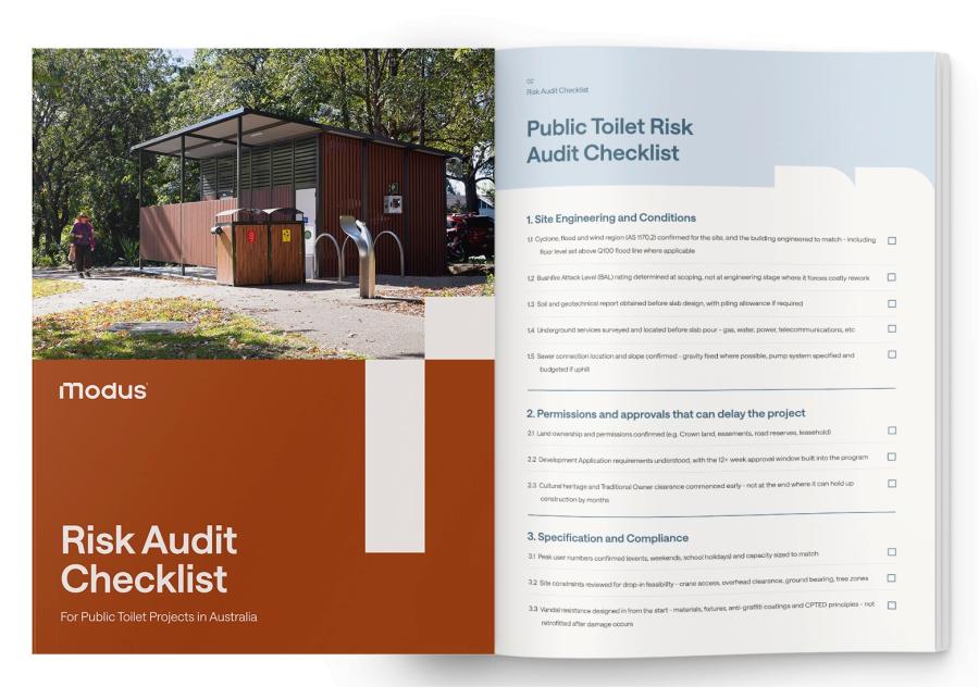 Risk Audit Checklist for Public Toilet Projects in Australia