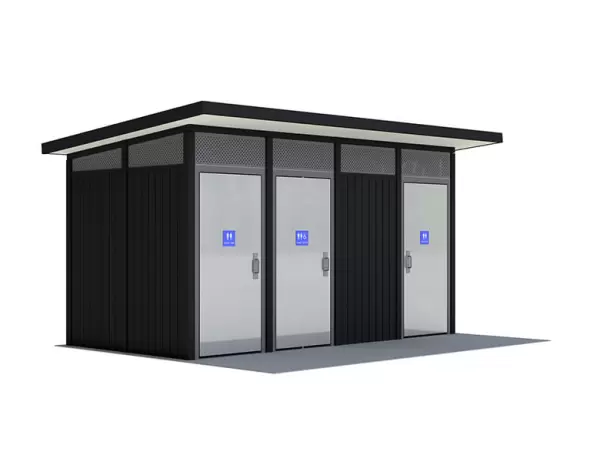 Incube toilet building is made using premium quality materials and fixtures.