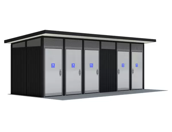 Incube toilet building is made using premium quality materials and fixtures.